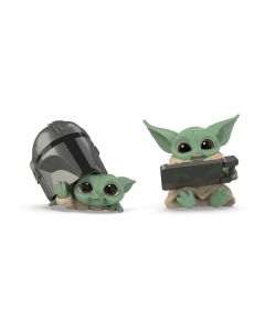 Star Wars Mandalorian Bounty Collection Figure 2-Pack The Child Helmet Peeking &