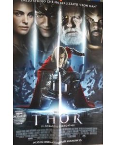 thor il coraggio e immortale locandina 33x70