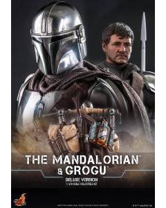 Star Wars Hot Toys TMS 52 The Mandalorian e Grogu 1.6 Deluxe