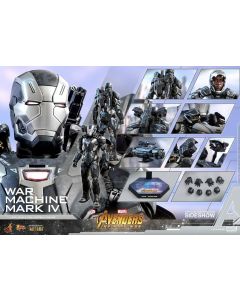 Hot Toys Avengers I.W. War Machine Mark IV 1/6 Action Figure  MMS499 D26