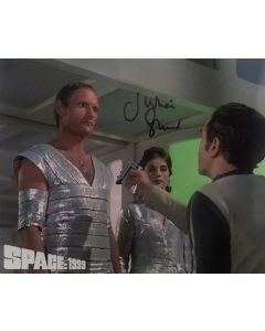 Autografo Julian Glover Space 1999 2 Foto 20x30