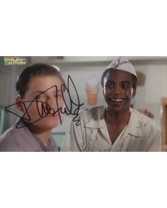 Autografo Donald Fullilove Ritorno al Futuro Foto 20x30