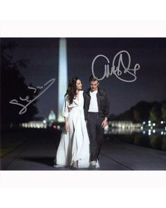 Autografo Gal Gadot & Chris Pine - Wonder Woman foto 20x25