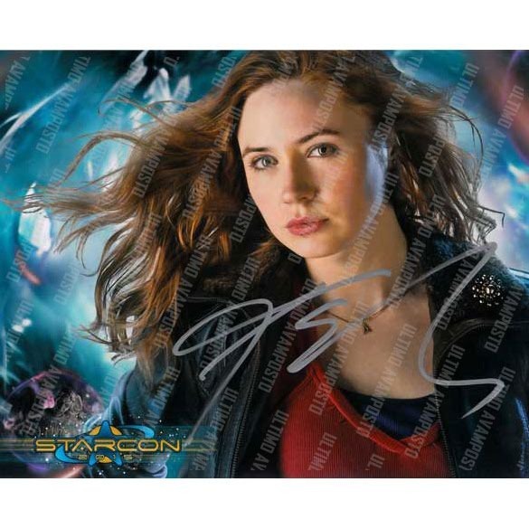 Autografo Karen Gillan Doctor Who Foto 20x25