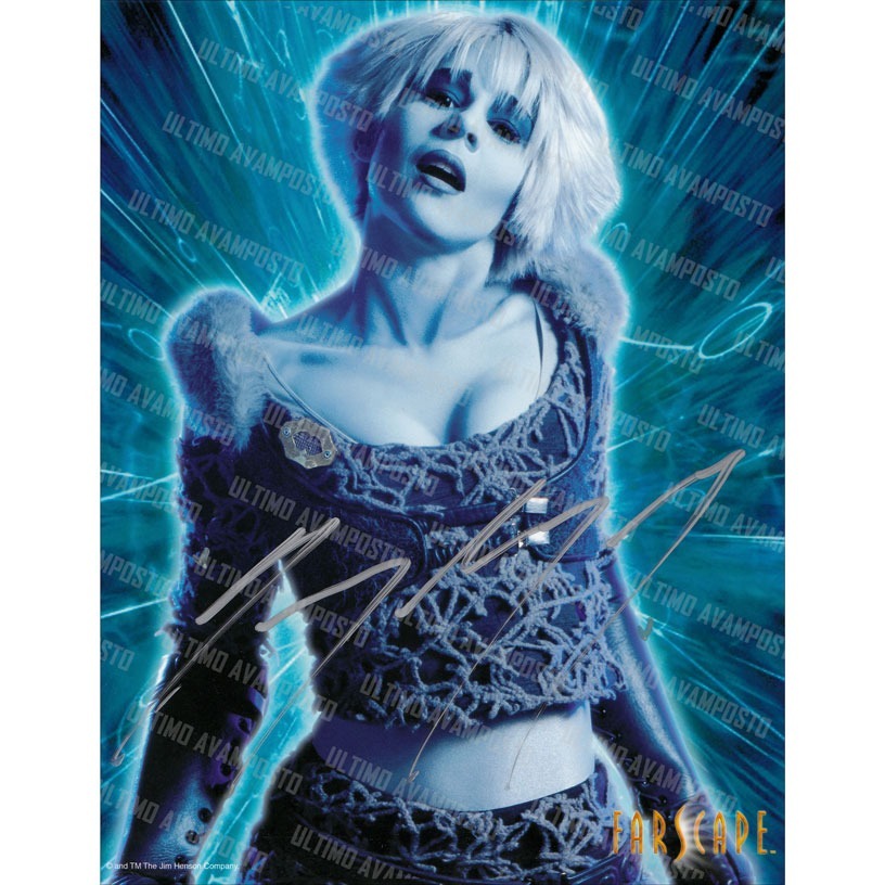 Autografo Gigi Edgley Farscape Foto 20x25