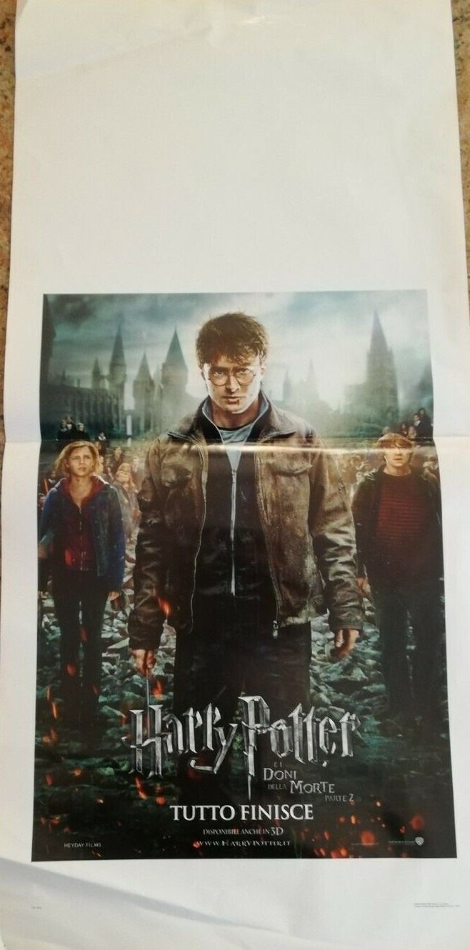 Locandina Harry potter Doni della Morte parte 2 - 33x70 