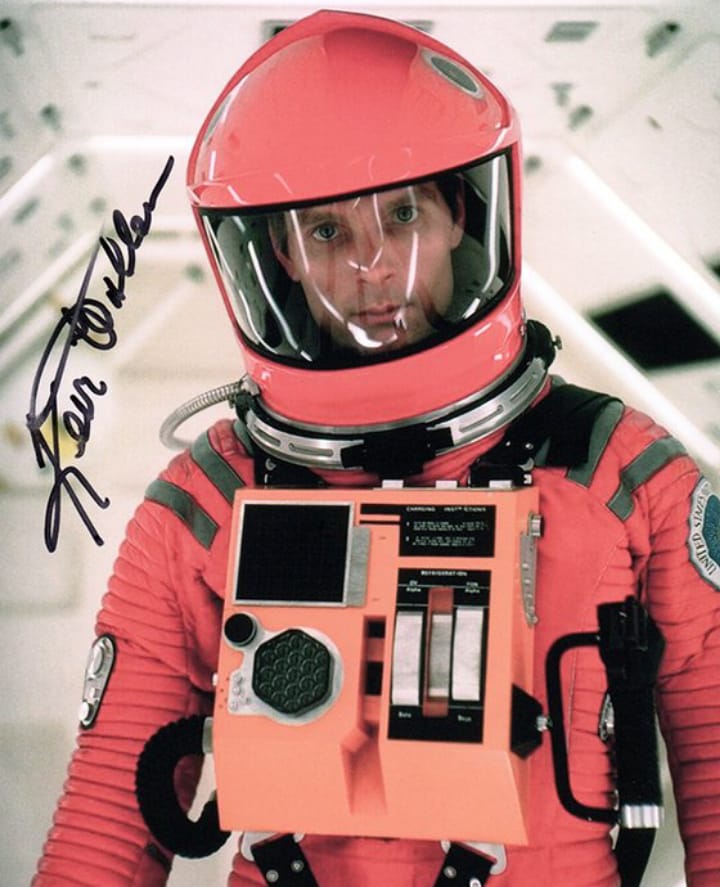 Autografo Keir Dullea 2001 odissea nello spazio foto 20x25