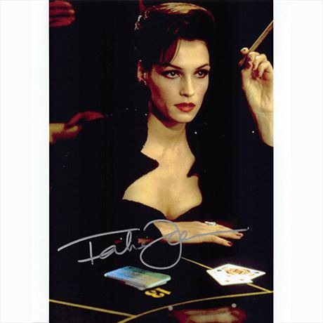 Autografo Famke Janssen - James Bond Foto 20x25