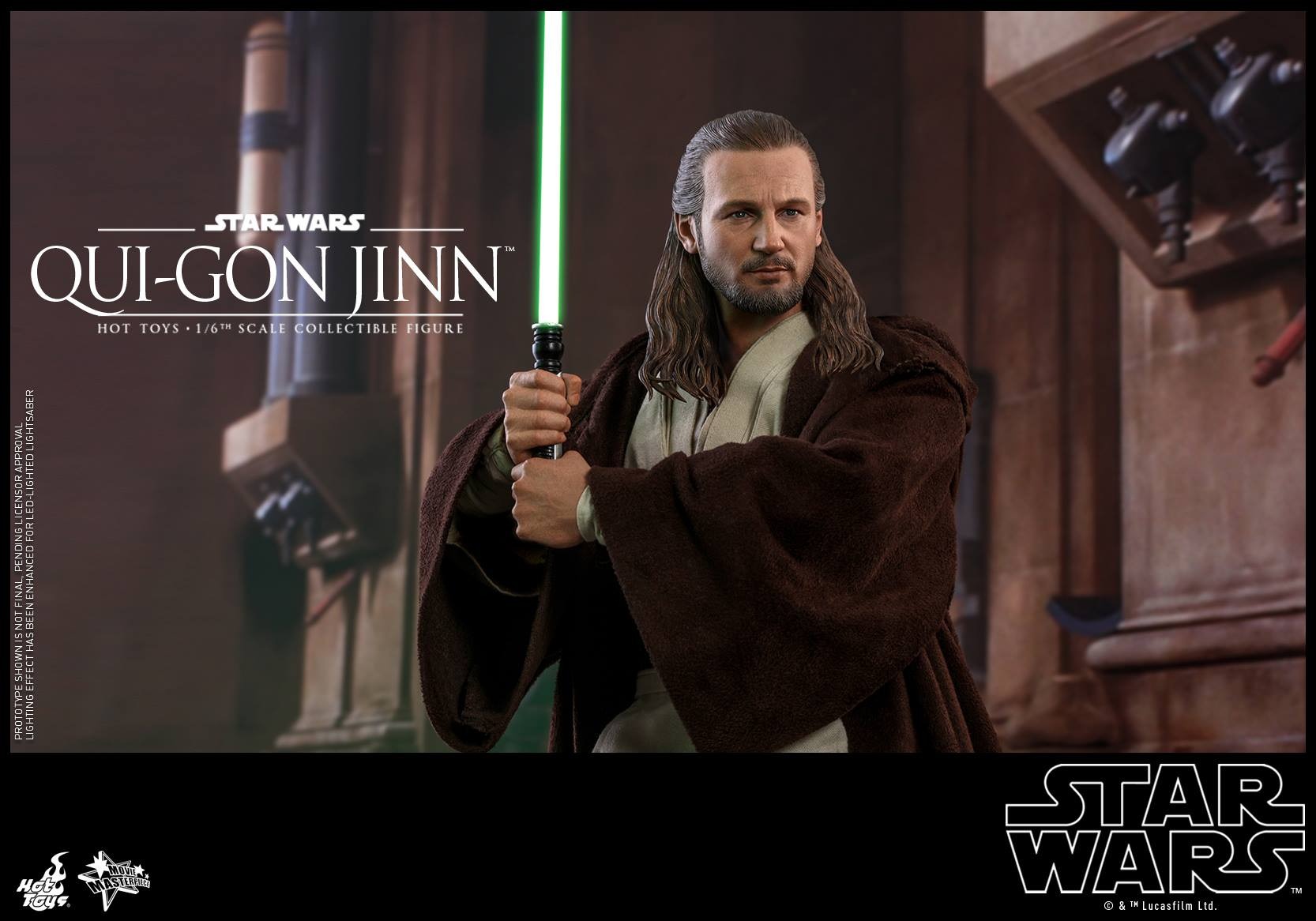 HOT TOYS MMS 525 STAR WARS I: THE PHANTOM MENACE - QUI-GON JINN
