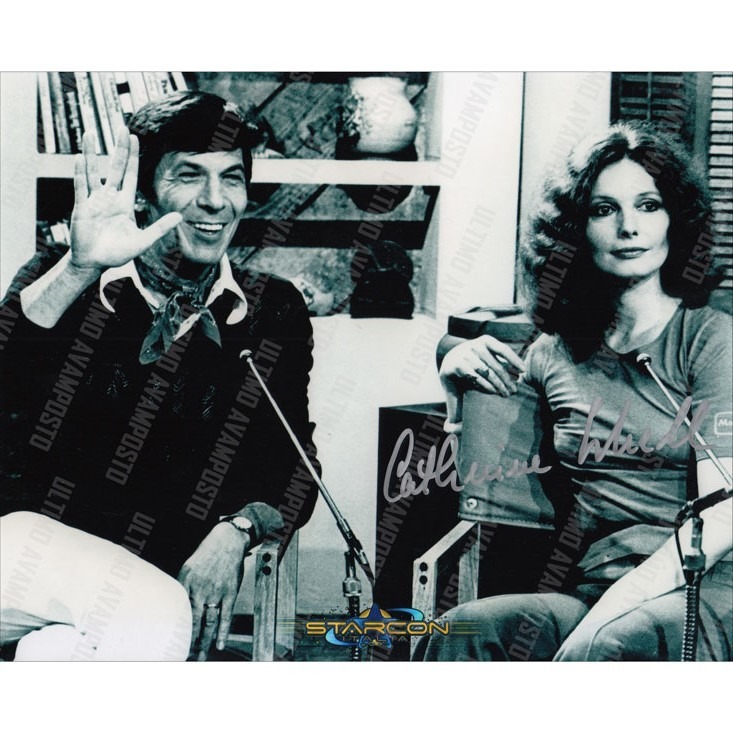 Autografo Catherine Schell Foto 20x25