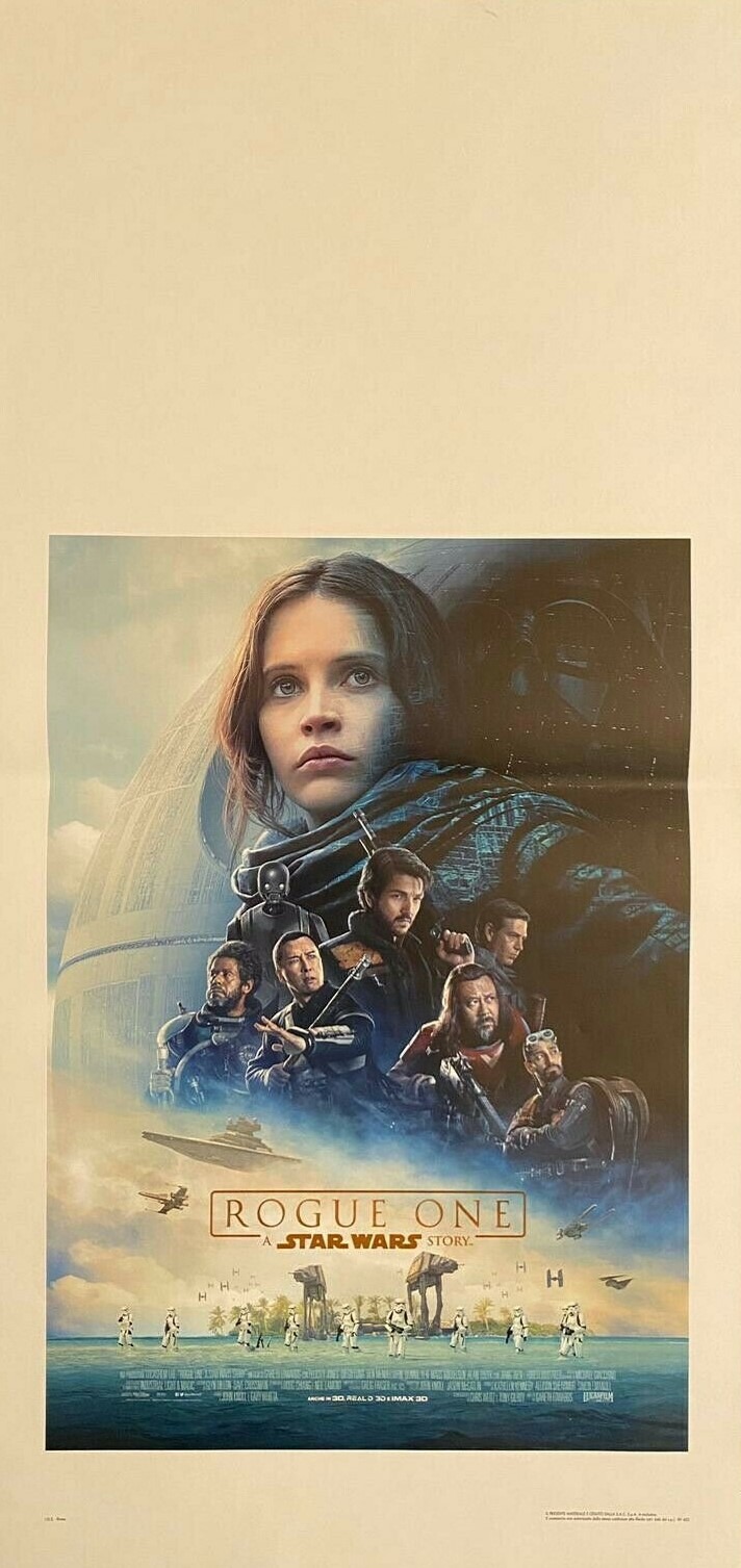 Locandina Star Wars Rogue One 33x70