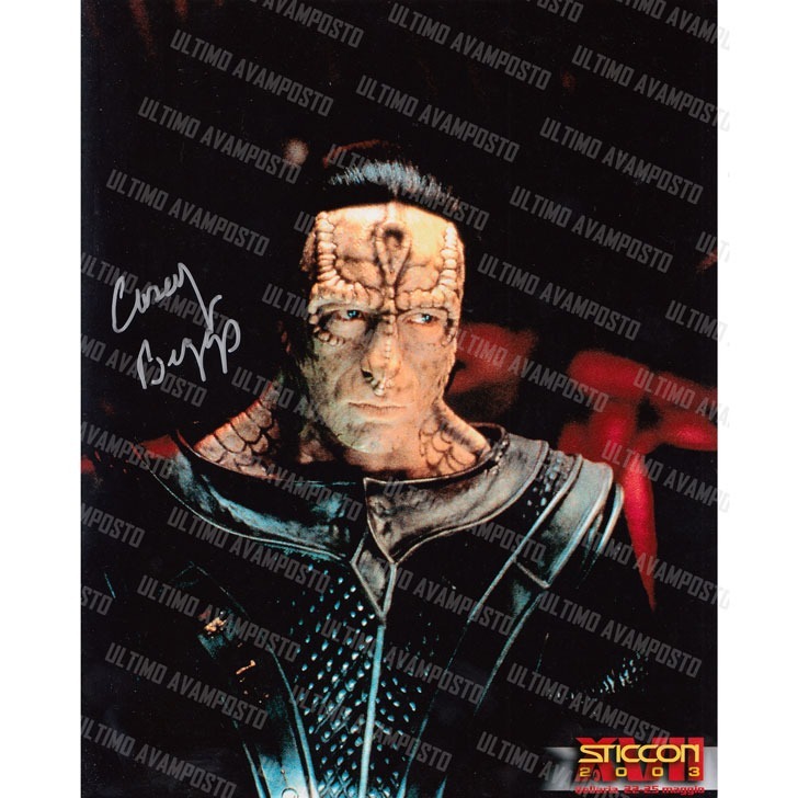 Autografo Casey Biggs Star Trek DS9 Foto 20x25
