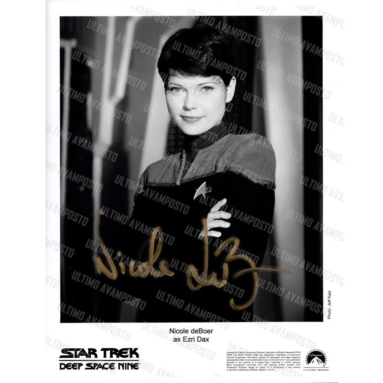 Autografo Nicole De Boer Satr Trek DS9
