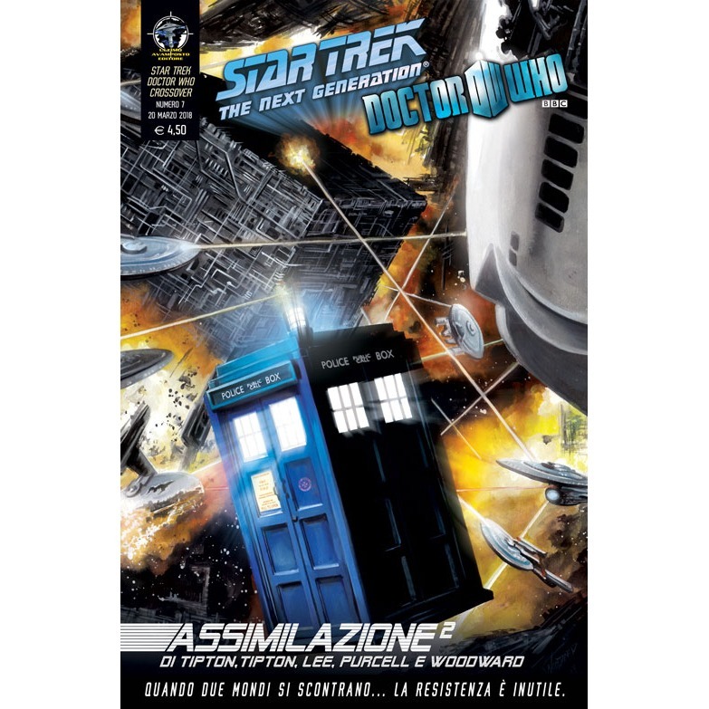 ESAURITO Fumetto Assimilazione² N°7 di 8 – Star Trek The Next Generation & Doctor Who