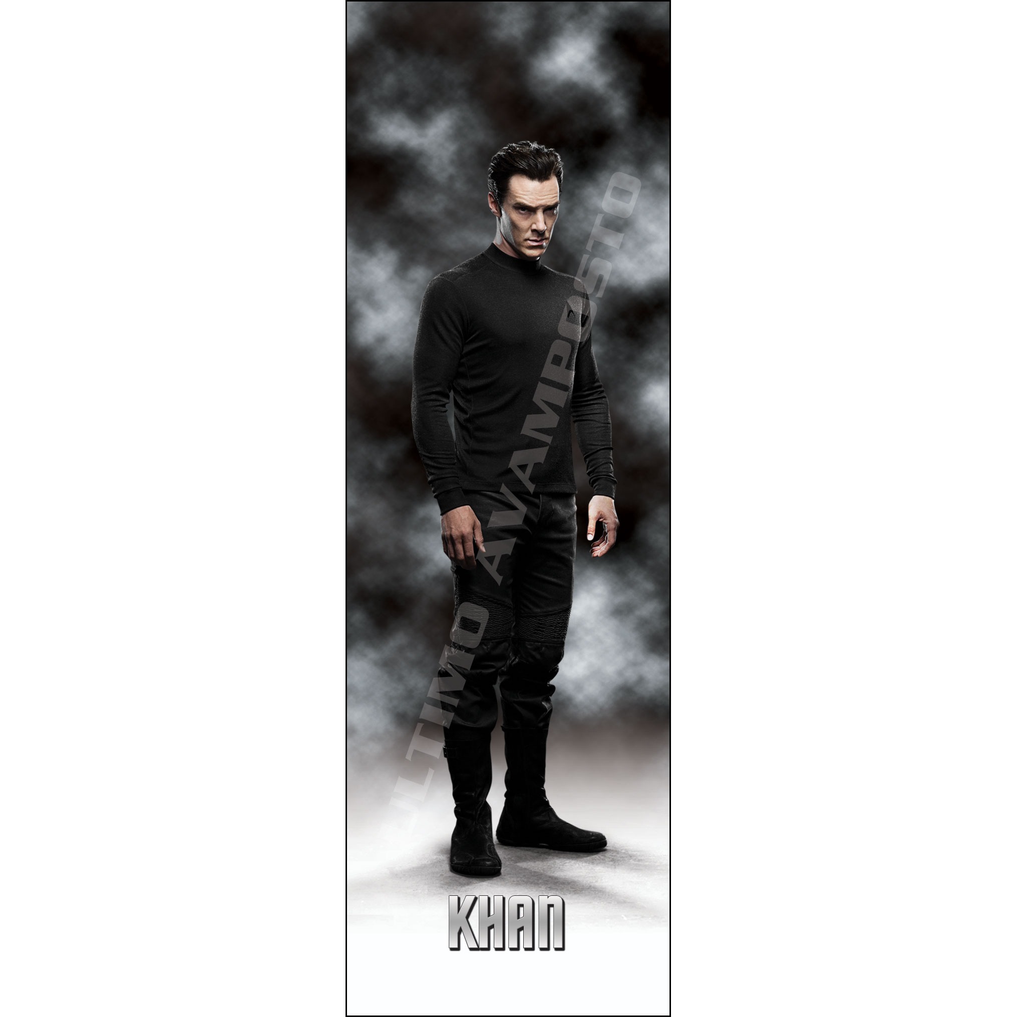 Segnalibro Khan Star Trek figura intera 
