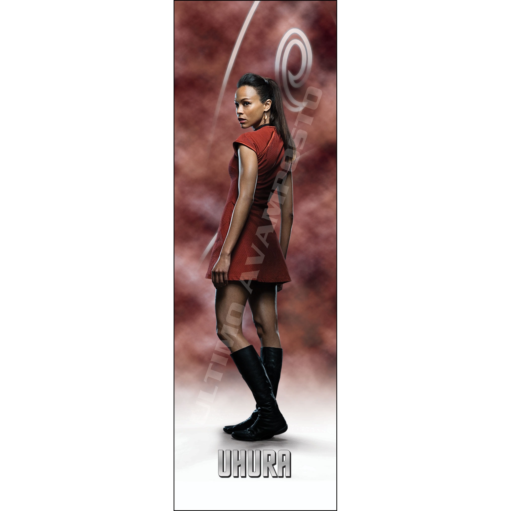 Segnalibro Uhura figura intera Star Trek Reboot