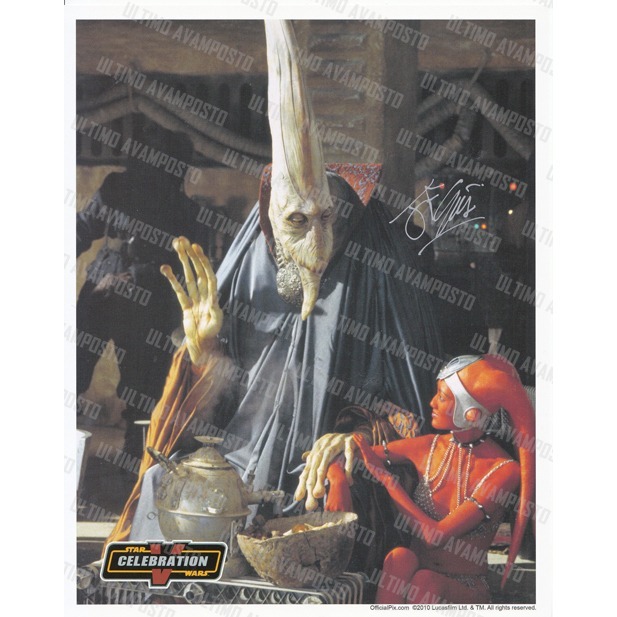 Autografo John Coppinger Star Wars Graxol Foto 20x25