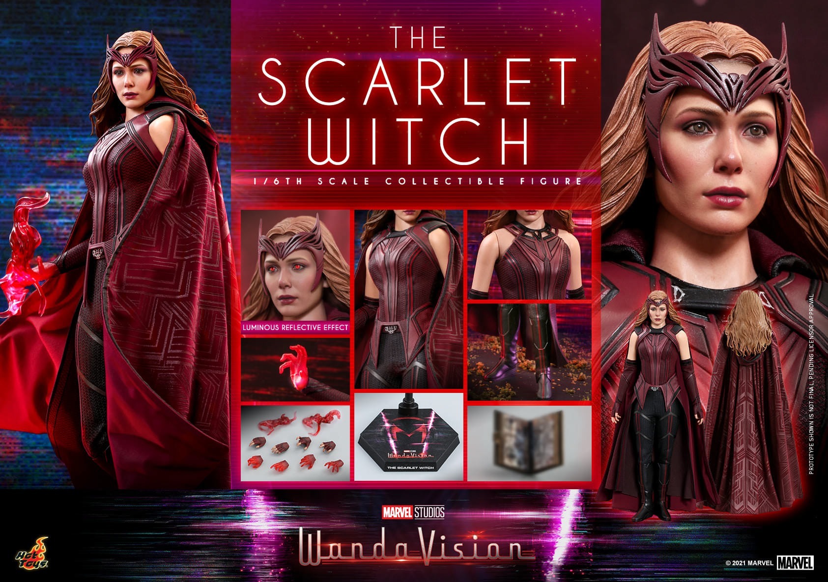 PREORDINE HOT TOYS TMS 36 WANDAVISION - THE SCARLET WITCH
