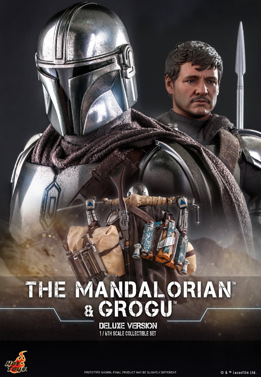 Star Wars Hot Toys TMS 52 The Mandalorian e Grogu 1.6 Deluxe