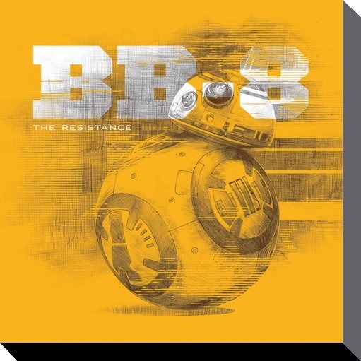 Stampa su tela Star Wars (BB-8)